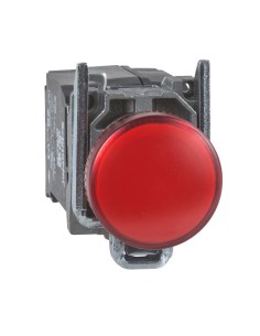 Wskaźnik św. czerw. O22 zwykła soczewka z żarówką BA9s 220...240V XB4BV44