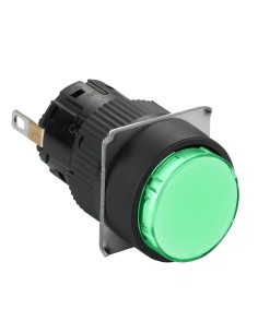 Wskażnik świetlny okr. O 16, IP 65, ziel., zintegr. LED, 24 V, złącze XB6EAV3BP