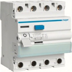 Wyłącznik różnicowoprądowy P304 63A 30mA AC Hager CDC463J - hurtownia elektryczna Amper.pl