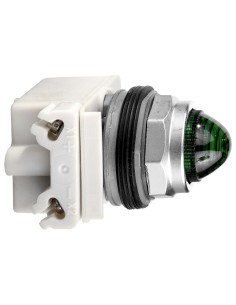 Wskażnik świetlny okr. O 30, ziel., Żarówka BA 9s, 230 V AC, IP66 9001KP7G9