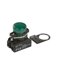 Lampka sygnalizacyjna 22mm zielona 24-230V AC/DC W0-LDU1-L22D Z