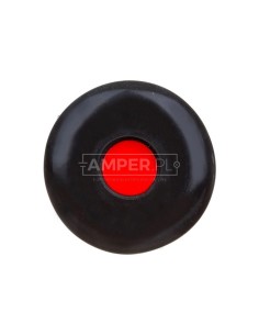 Przycisk sterowniczy 38mm czerwony 1Z 1R z samopowrotem W0-N1-1UP C