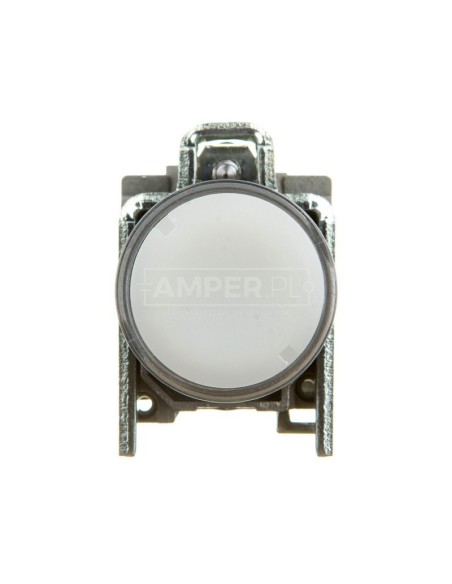 Przycisk sterowniczy 22mm biały 1Z 1R z samopowrotem z podświetleniem XB4BW3165