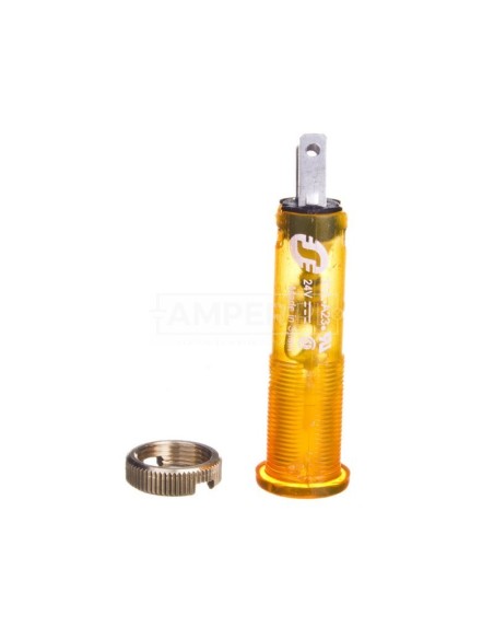 Lampka sygnalizacyjna 8mm żółta 24V DC XVLA235