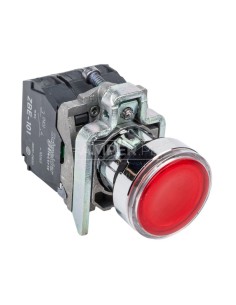 Przycisk sterowniczy 22mm czerwony z podświetleniem 1Z 1R XB4BW34M5