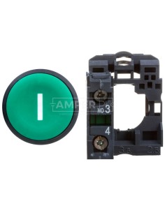 Przycisk sterowniczy 22mm zielony 1Z z samopowrotem XB5AA3311