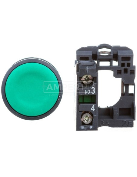Przycisk sterowniczy 22mm zielony 1Z 0R z samopowrotem XB5AA31