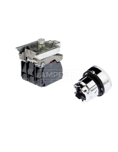 Przycisk sterowniczy 22mm biały z samopowrotem z podświetleniem 1Z 1R XB4BW31B5