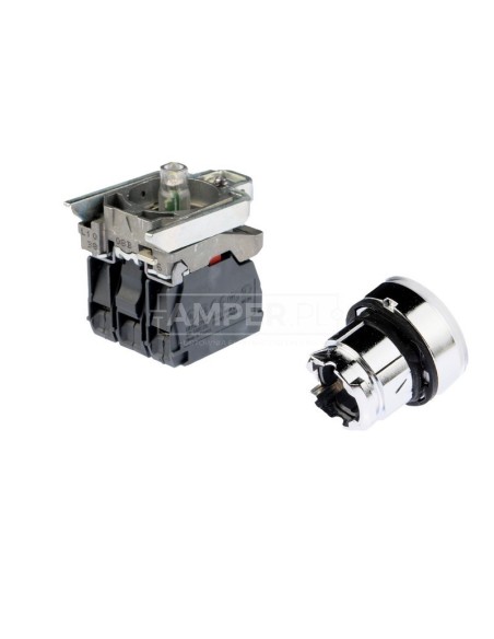 Przycisk sterowniczy 22mm biały z samopowrotem z podświetleniem 1Z 1R XB4BW31B5