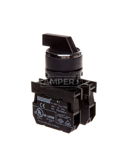 Przycisk pokrętny 3 położeniowy 2R jednostronnie niestabilny T0-B101S31