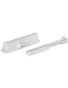 Samozamykacz z ramieniem do drzwi lewych/ prawych 1100mm 180 stopni biały DC120EVI