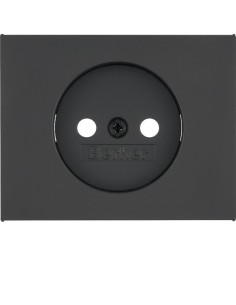 K.1 Płytka czołowa do gniazda bez uziemienia, antracyt mat, lakierowany 3967157006 Berker Hager