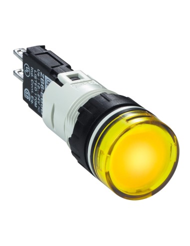 Wskaźnik św. okr. O 16, IP 65, żółty, zintegr. LED, 24 V, złącze XB6AV5BB