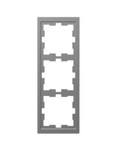 Merten Merten D-Life Ramka potrójna stal nierdzewna MTN4030-6536