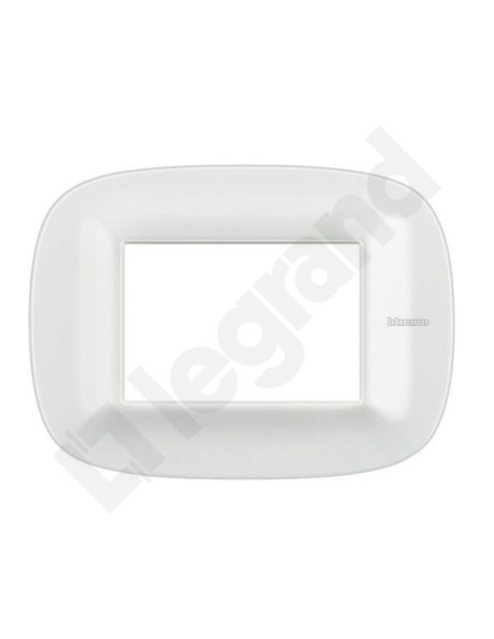 AXOLUTE Ramka owalna 3-modułowa biała Corian HB4803CGW