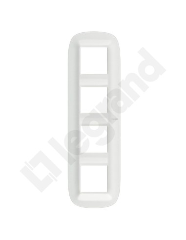 AXOLUTE Ramka owalna 4x2-modułowa biała Corian HB4802M4CGW