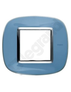AXOLUTE Ramka owalna 2-modułowa błękit HB4802DZ