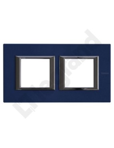 AXOLUTE Ramka 2x2-modułowa pozioma NIEBIESKA LAK  HA4802M2HBM