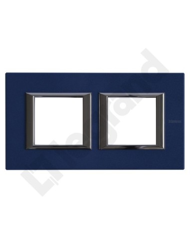 AXOLUTE Ramka 2x2-modułowa pozioma NIEBIESKA LAK  HA4802M2HBM