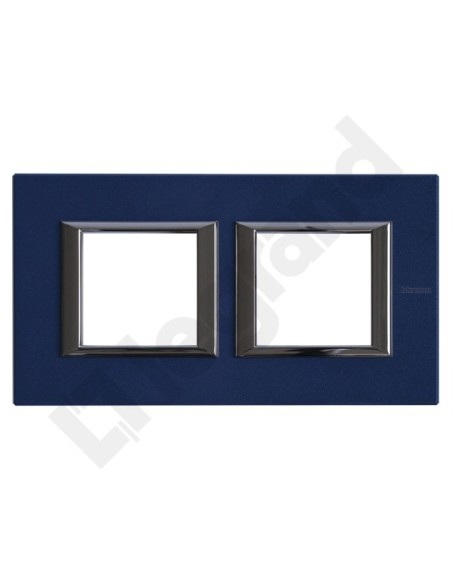 AXOLUTE Ramka 2x2-modułowa pozioma NIEBIESKA LAK  HA4802M2HBM