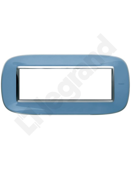 AXOLUTE Ramka owalna 6-modułowa błękit HB4806DZ