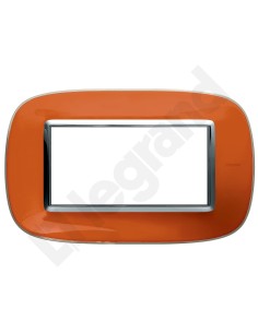 AXOLUTE Ramka owalna 4-modułowa oranż HB4804DR