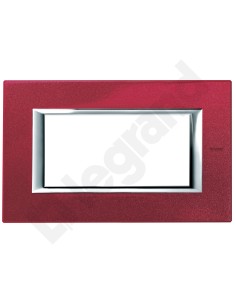 AXOLUTE Ramka 4-modułowa CZERWONA LAK HA4804RC