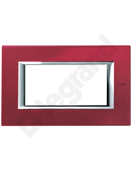 AXOLUTE Ramka 4-modułowa CZERWONA LAK HA4804RC