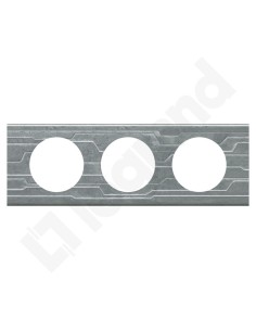 CELIANE Ramka potrójna uniwersalna struktura metal 069043