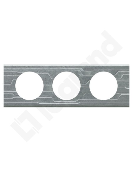 CELIANE Ramka potrójna uniwersalna struktura metal 069043