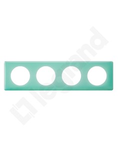 CELIANE Ramka poczwórna uniwersalna turkusowa 066644