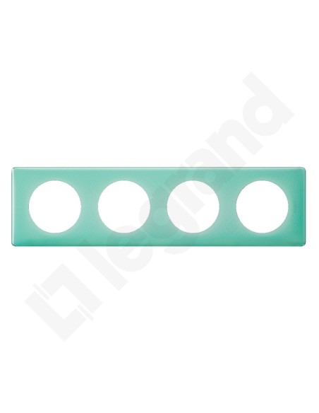 CELIANE Ramka poczwórna uniwersalna turkusowa 066644