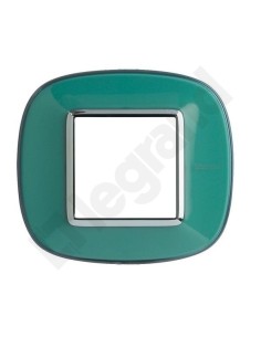 AXOLUTE Ramka owalna 2-modułowa zieleń HB4802DV