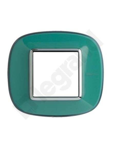 AXOLUTE Ramka owalna 2-modułowa zieleń HB4802DV