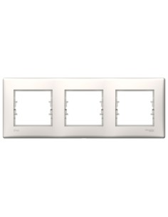 Sedna Ramka potrójna poziom IP44 kremowa SDN5810723