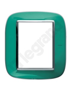 AXOLUTE Ramka owalna 3+3-modułowa zieleń HB4826DV