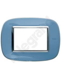 AXOLUTE Ramka owalna 3-modułowa błekit HB4803DZ