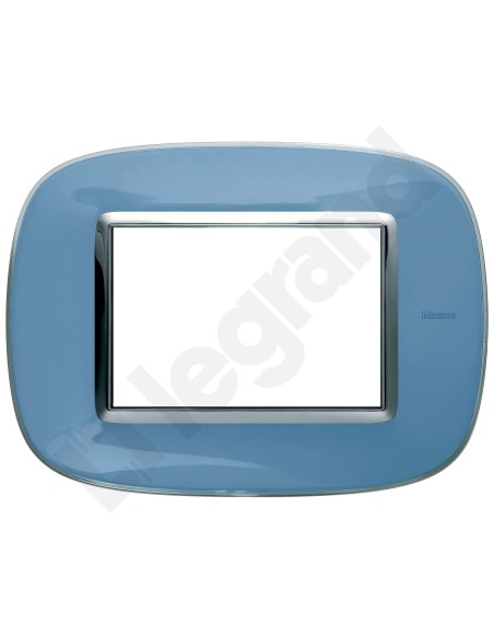 AXOLUTE Ramka owalna 3-modułowa błekit HB4803DZ