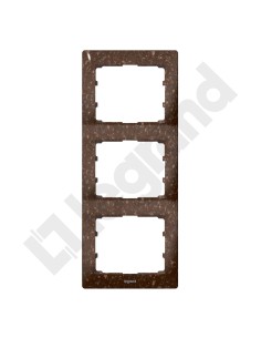SISTENA LIFE Ramka potrójna pionowa CORIAN BROWN 771707