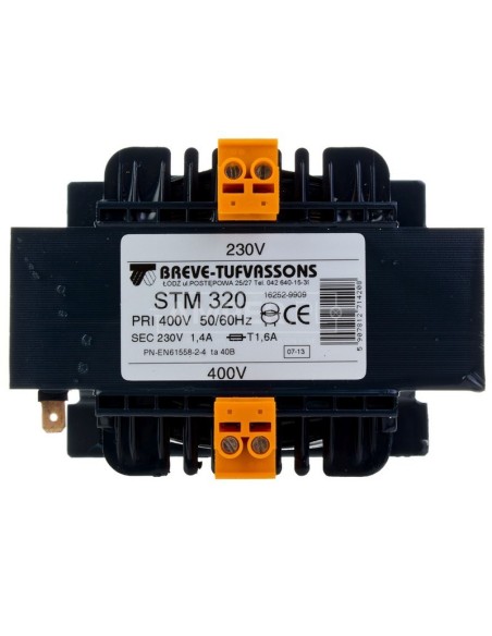 Transformator 1-fazowy STM 320VA 400/230V 16252-9909