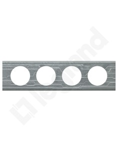 CELIANE Ramka poczwórna uniwersalna struktura metal 069044