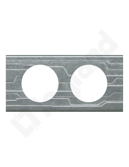 CELIANE Ramka podwójna uniwersalna struktura metal 069042