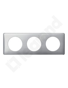 CELIANE Ramka ANODISED Tekstura aluminium - potrójna 068723