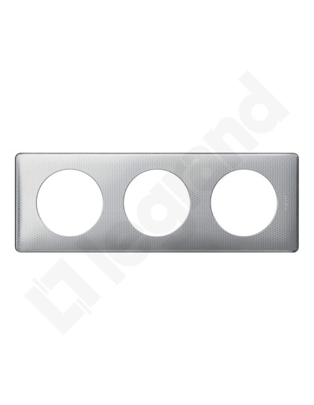 CELIANE Ramka ANODISED Tekstura aluminium - potrójna 068723