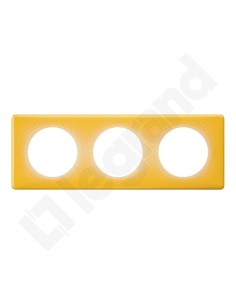 CELIANE Ramka potrójna uniwersalna żółta 066673