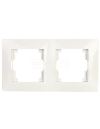 VOLANTE Ramka podwójna uniwersalna biały 2672-00