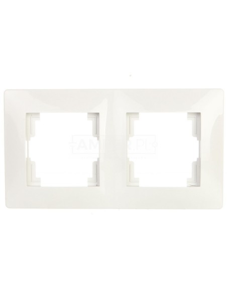VOLANTE Ramka podwójna uniwersalna biały 2672-00