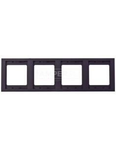 Berker K.1 Ramka poczwórna pionowa antracyt mat lakierowana13437006