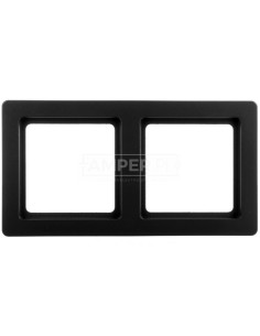 Berker Q.1 Ramka podwójna uniwersalna antracyt/ aksamit 10126086