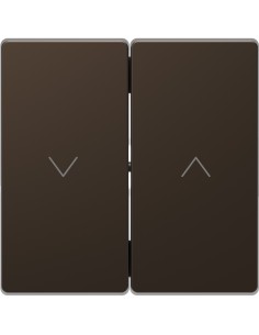 Merten System D Plakietka łącznika żaluzjowego mocca MTN3855-6052